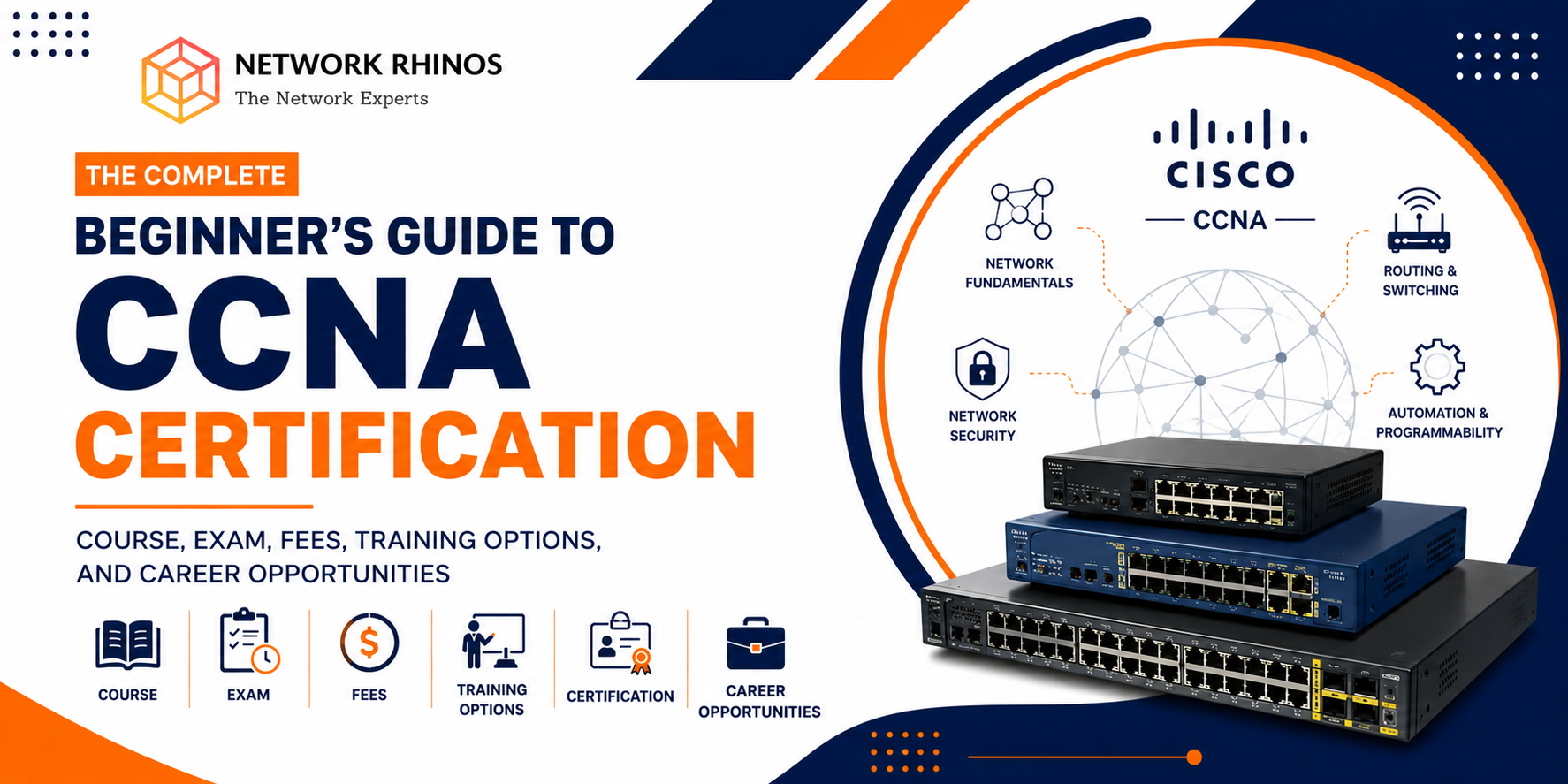 The Complete Beginner’s Guide to CCNA Certification: Course, Exam, Fees, Training Options, and Career Opportunities