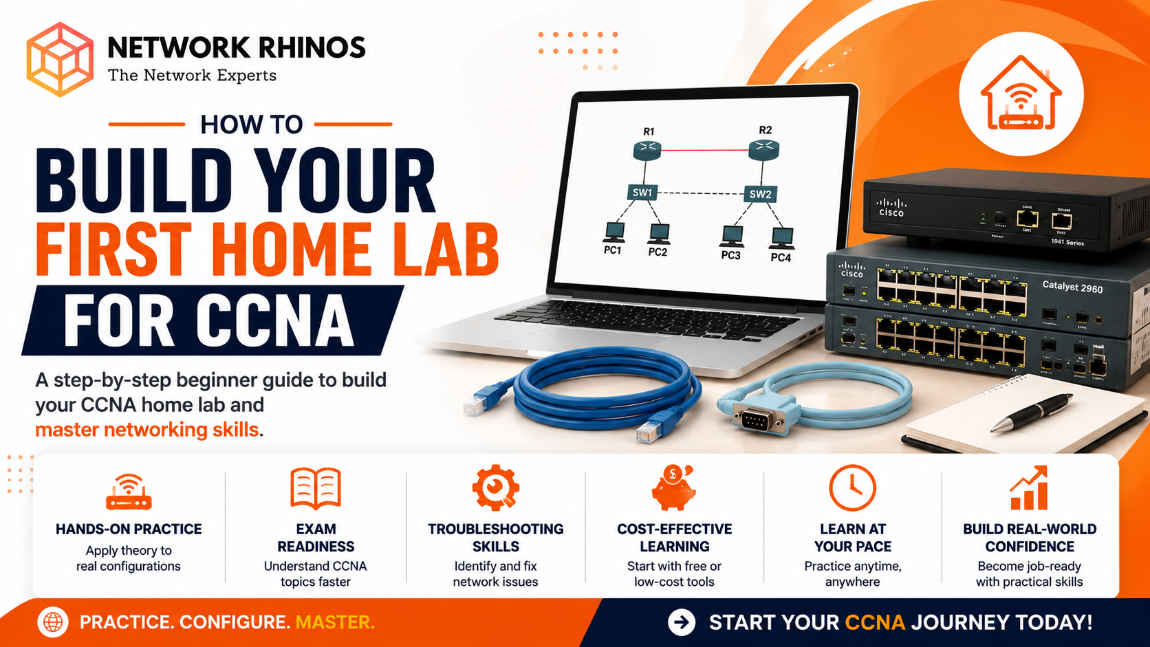 How to Build Your First Home Lab for CCNA (Beginner Guide)