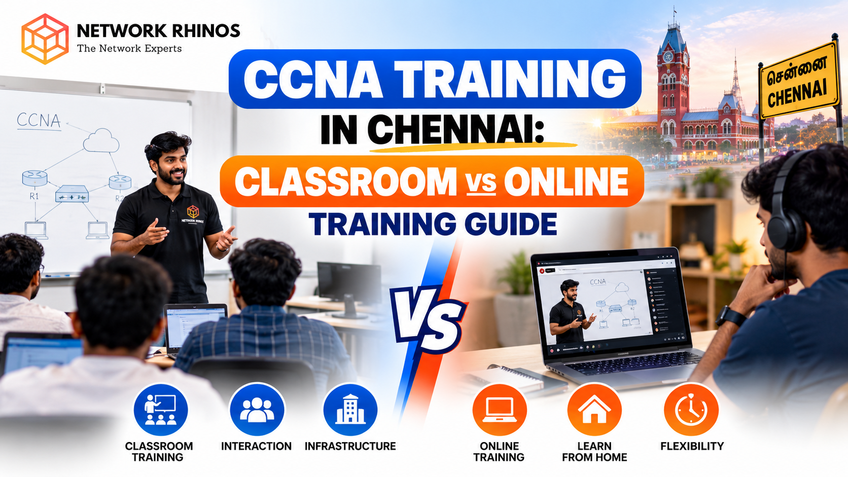 CCNA Training in Chennai: Classroom vs Online Training Guide